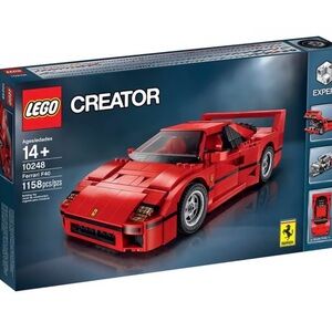 LEGO Creator Ferrari F40 Set in Vibrant Red